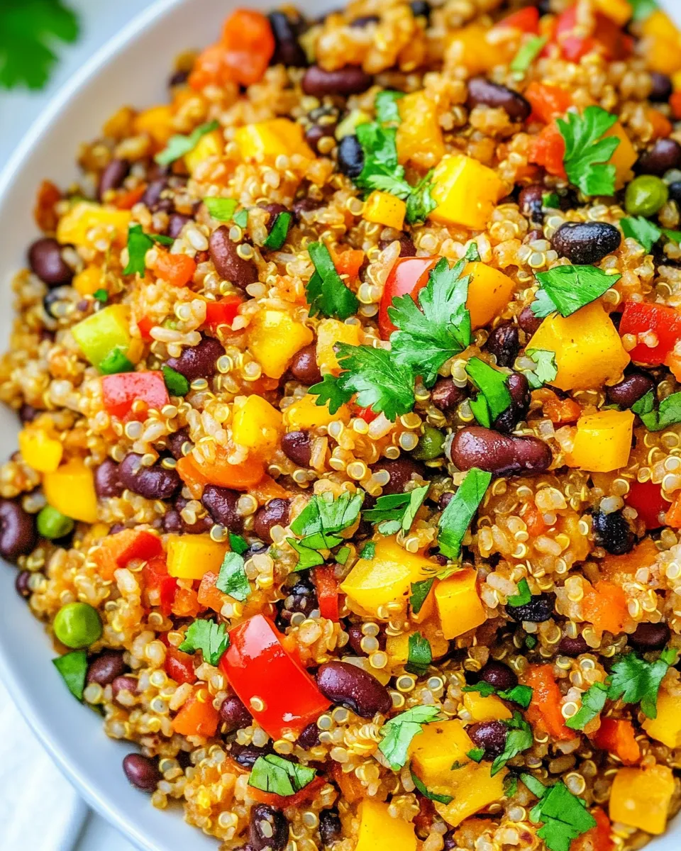 Delicious Mexican Rice, Beans, and Quinoa Medley image