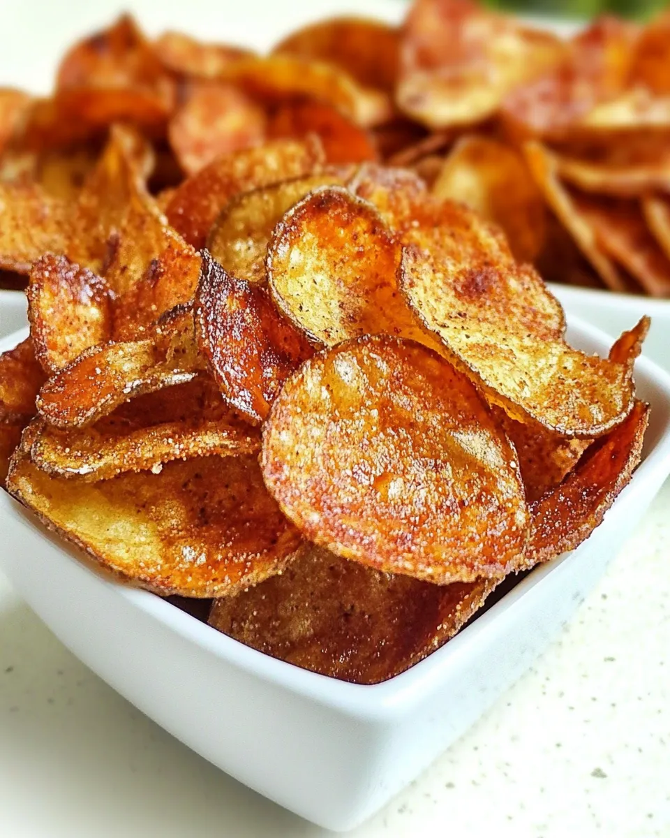 Delicious Microwave BBQ Potato Chips recipe photo