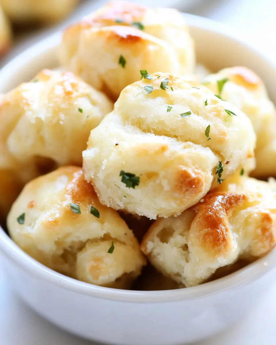 Easy Mini Garlic Monkey Bread recipe photo