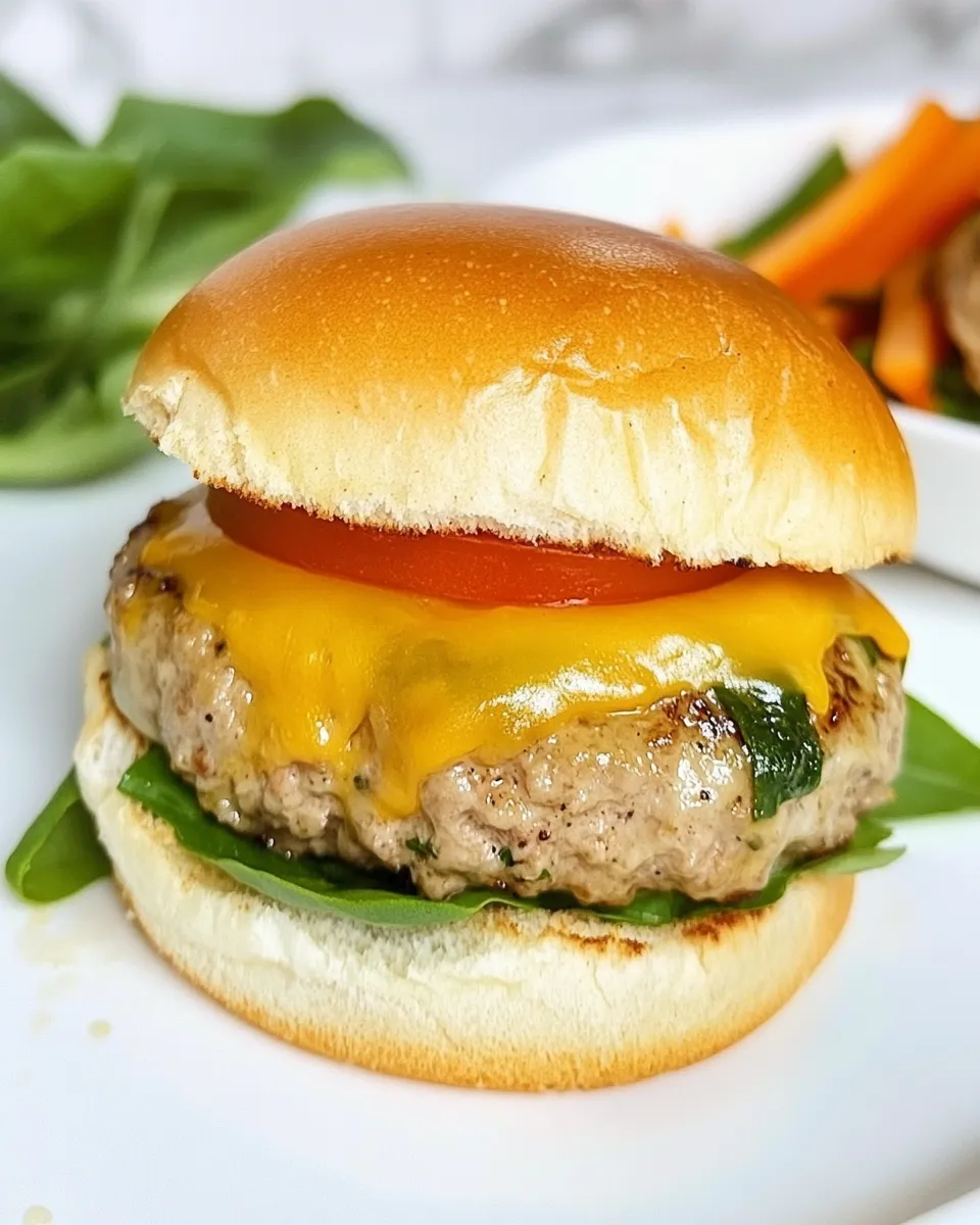 Easy Mini Turkey Burger Sliders With Cheese recipe photo
