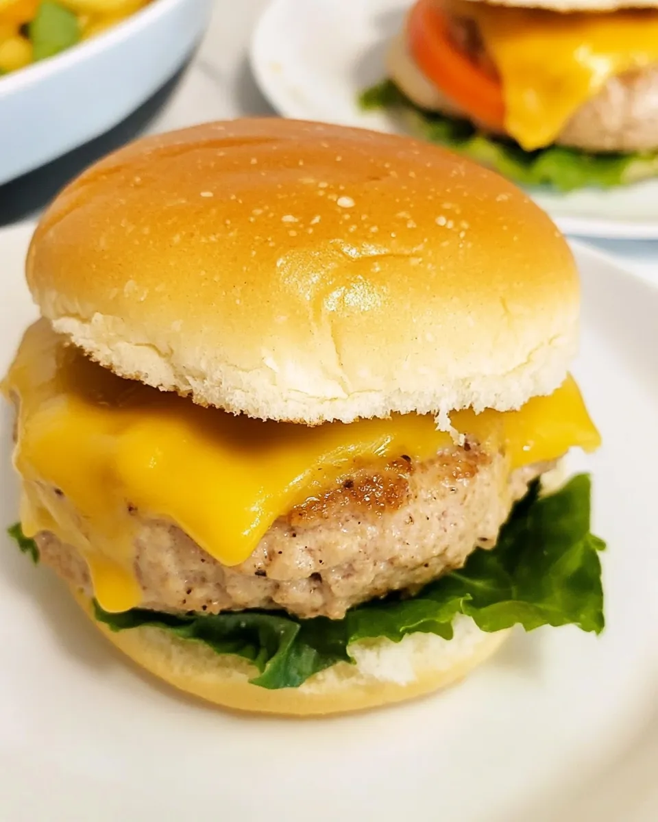 Best Mini Turkey Burger Sliders With Cheese recipe photo
