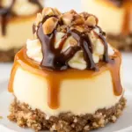 Homemade Mini Turtle Cheesecakes photo
