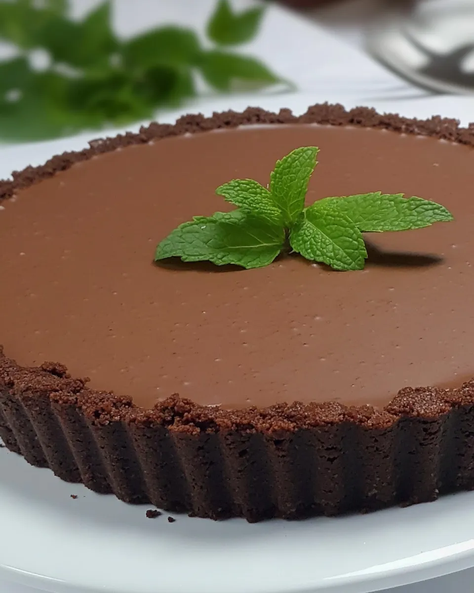 Classic Mint Chocolate Tart image