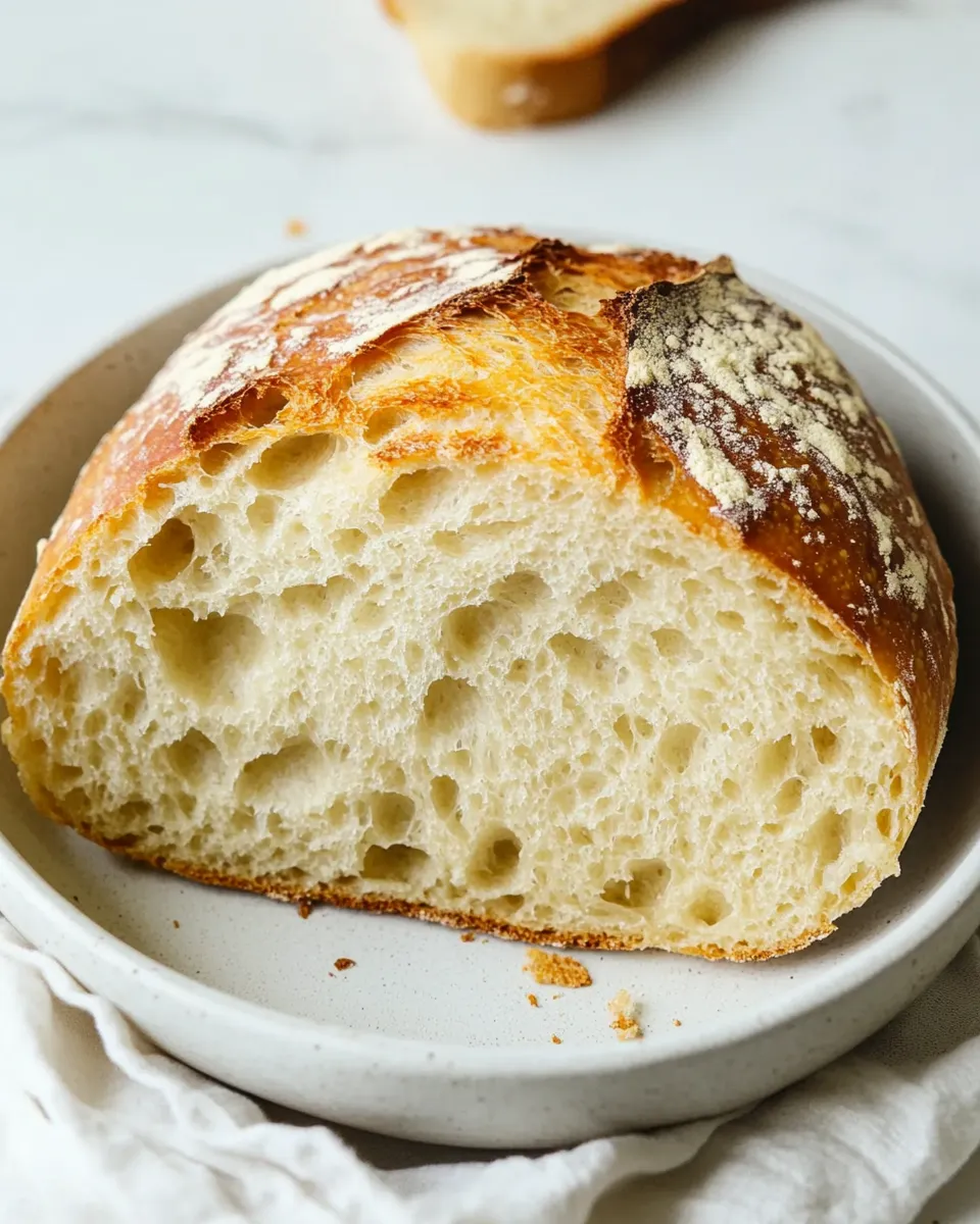 Homemade Miracle No Knead Bread recipe photo