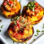 Homemade Mofonguitos Maduros (Ripe Plantain Cups w. Spicy Chicken) photo