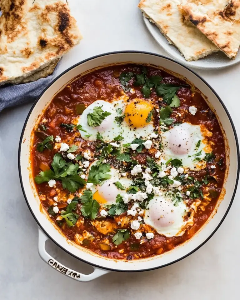 Homemade Moroccan Eggs Shakshuka photo