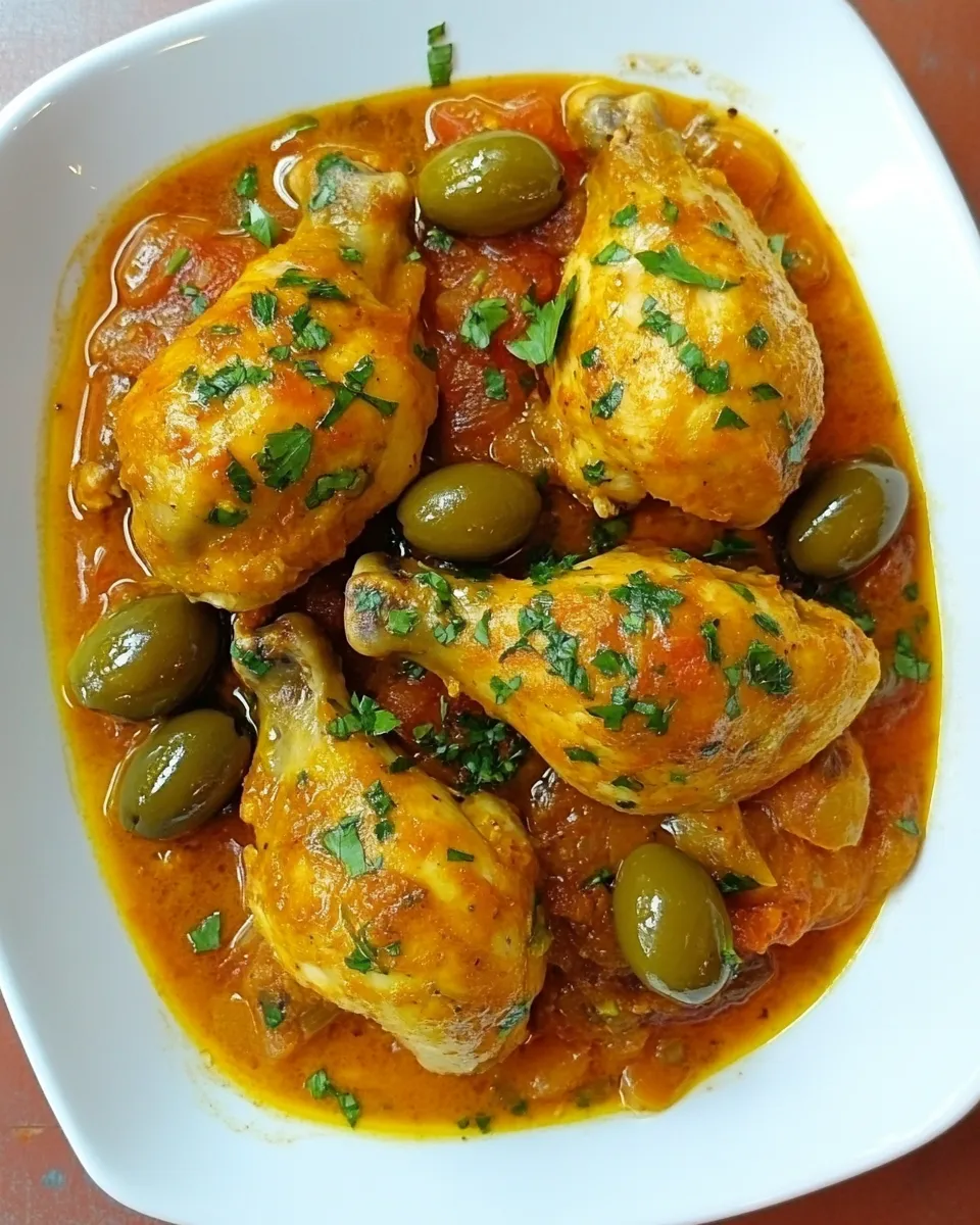 Homemade Moroccan Lemon Chicken with Olives photo
