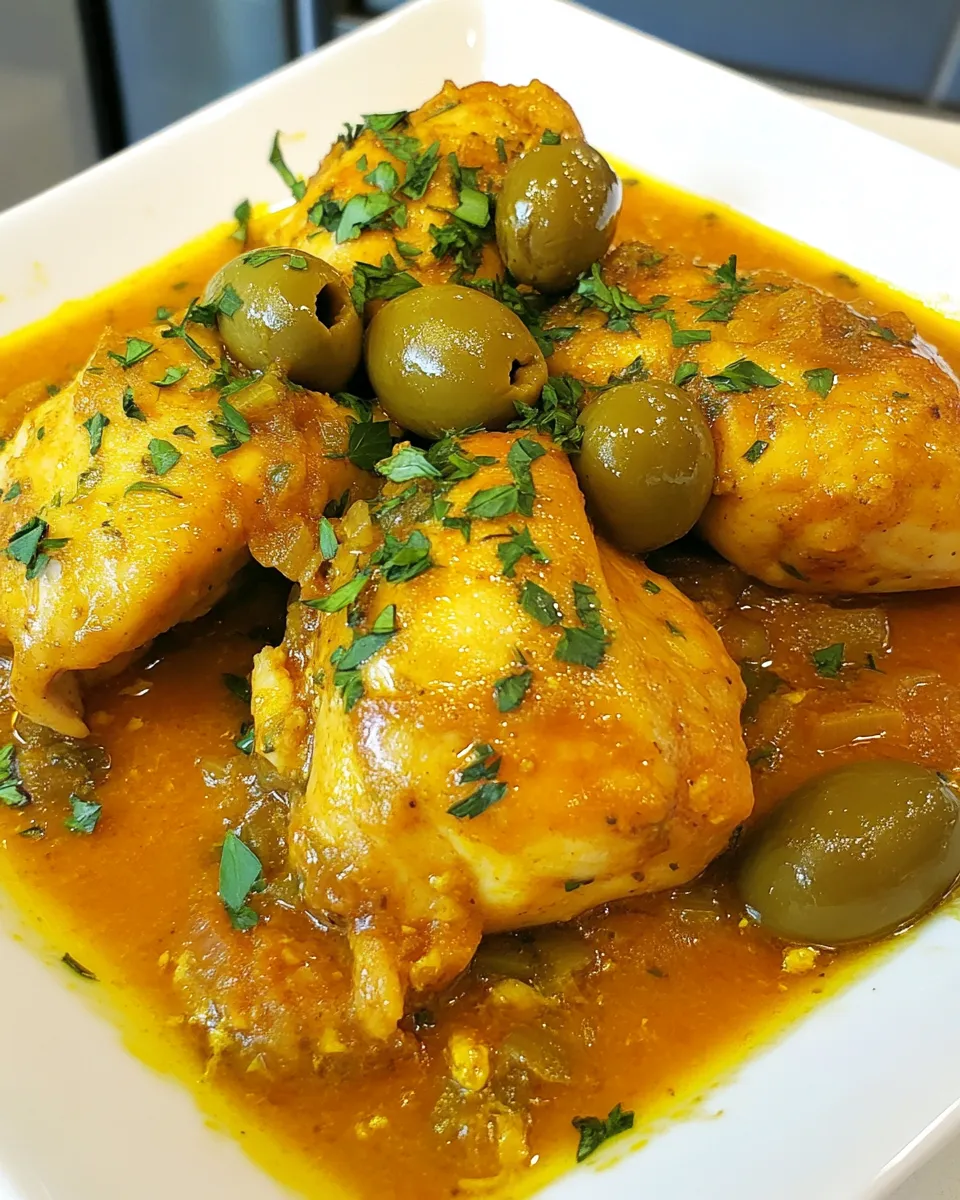 Easy Moroccan Lemon Chicken with Olives recipe photo