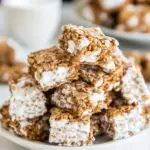 Easy Muddy Buddy (Puppy Chow) Marshmallow Cereal Treats photo