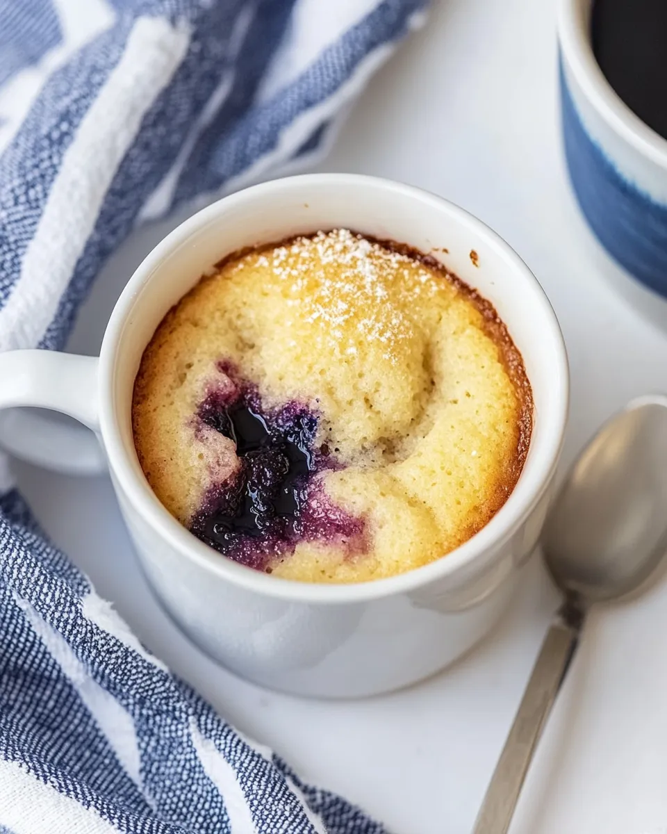 Delicious Muffin In A Mug image