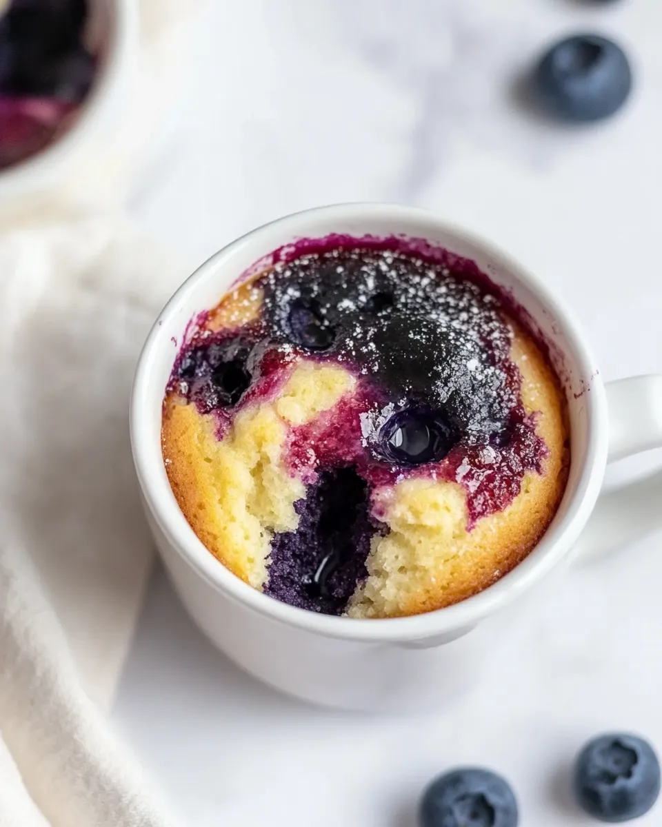Homemade Muffin In A Mug dish photo