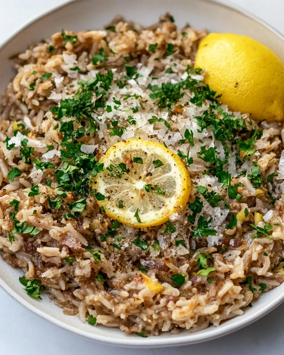 Homemade Mujadara Recipe photo