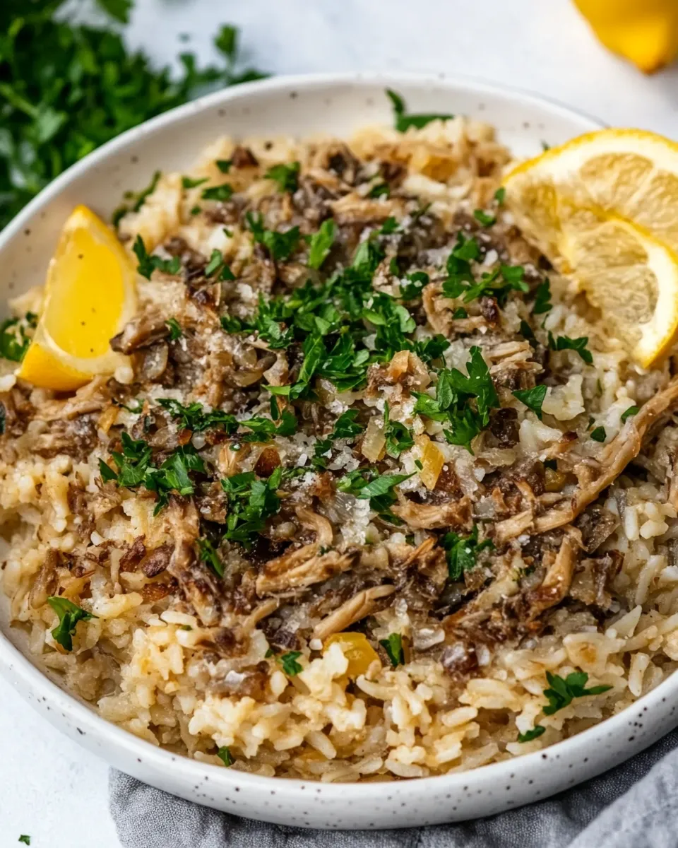 Easy Mujadara Recipe shot