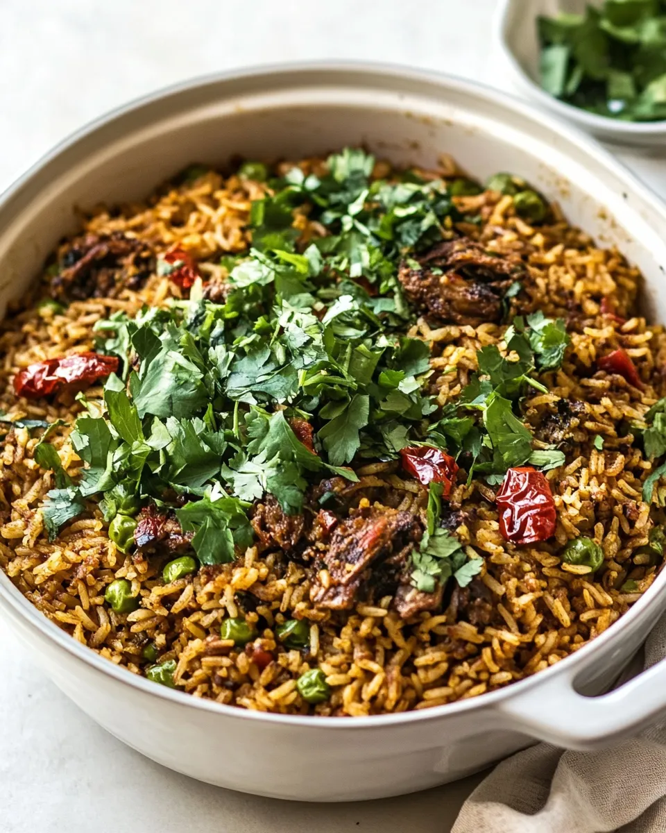 Classic Mujadara Recipe (Lebanese Rice) image