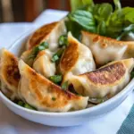 Homemade Mushroom Tofu Potstickers photo
