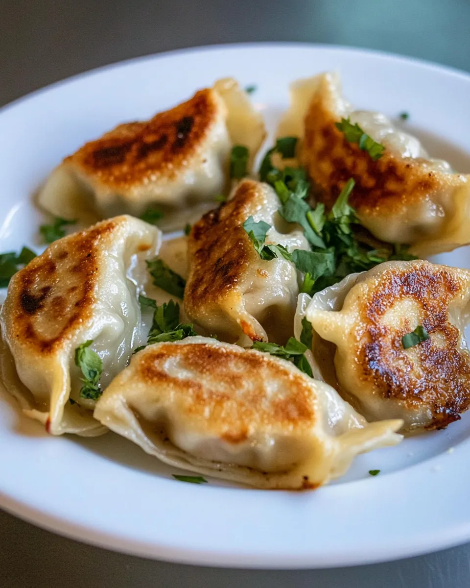 Delicious Mushroom Tofu Potstickers image