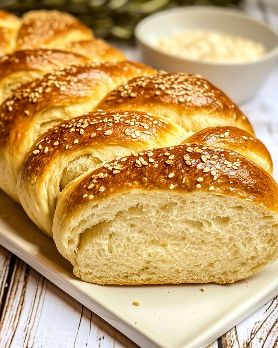 Classic No-Knead Challah Bread image