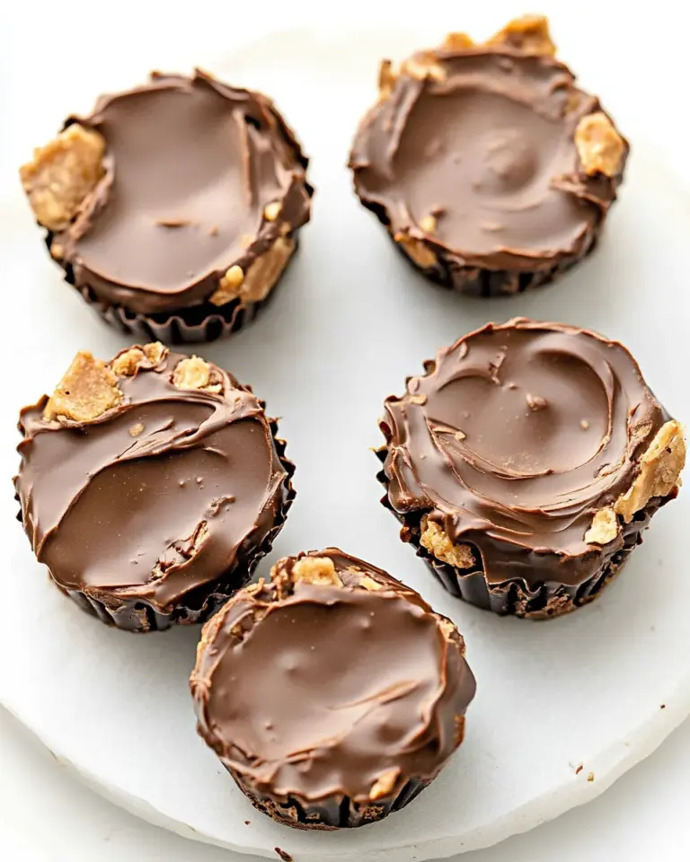 Easy No Bake Chocolate Crunch Cups photo
