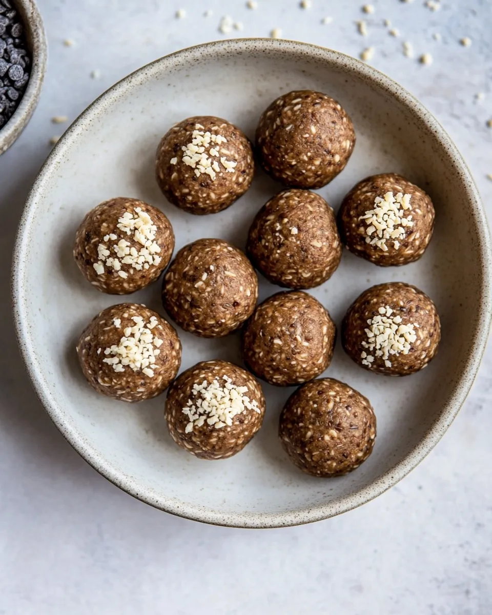 Homemade No Bake Protein Power Balls photo