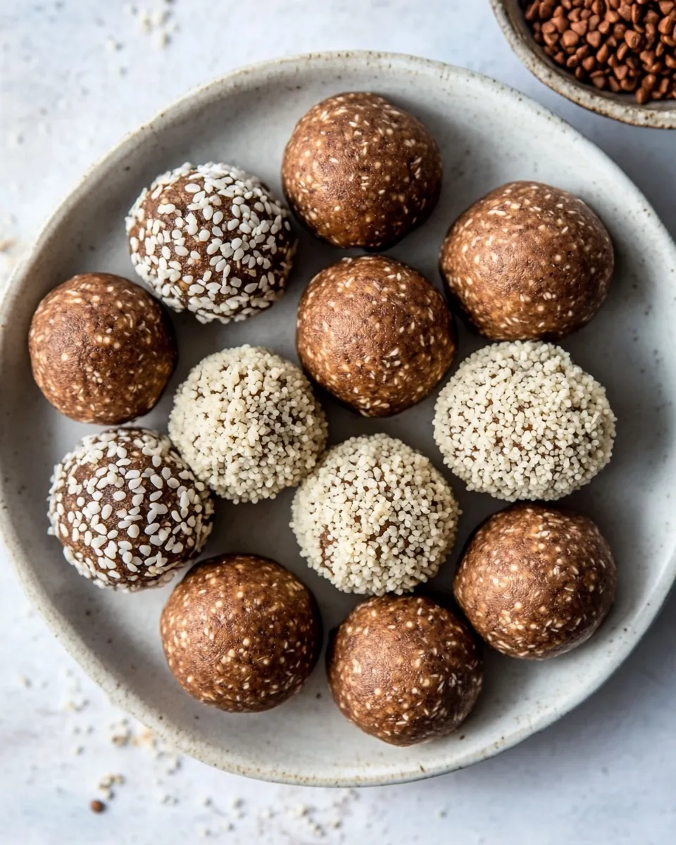 Easy No Bake Protein Power Balls image