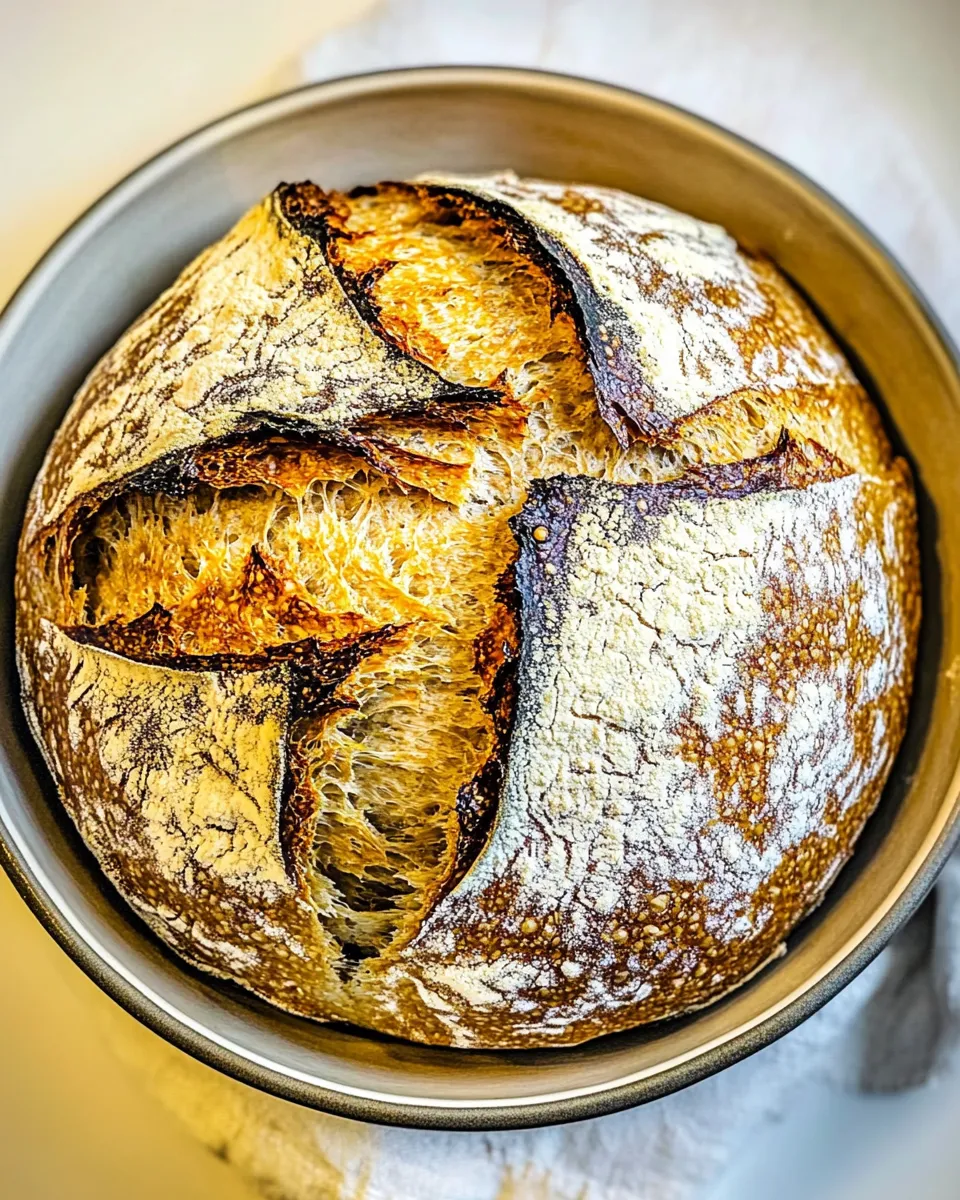 Classic No Knead Whole Wheat Bread shot