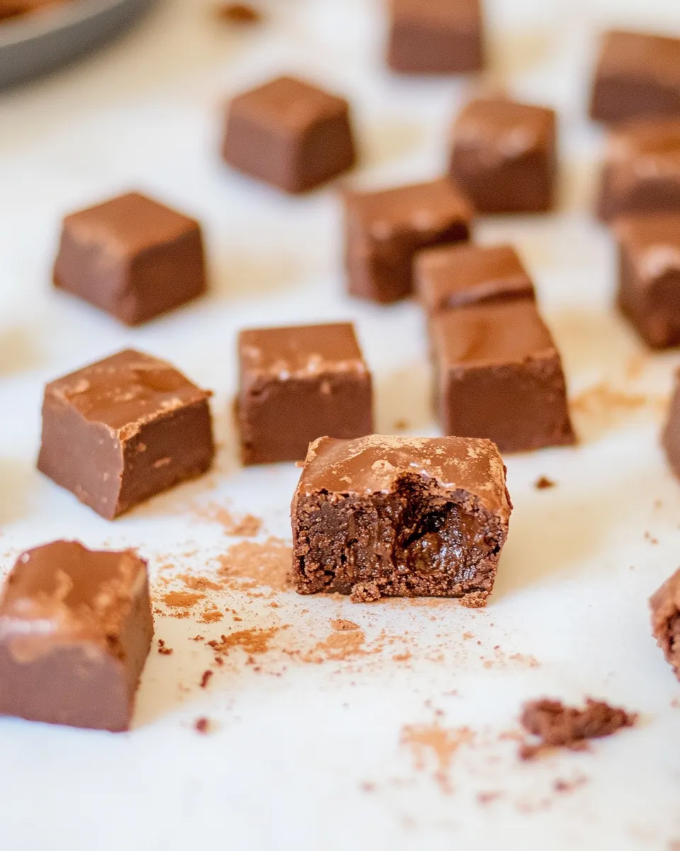 Homemade Nutella Brownie Truffle Bites photo