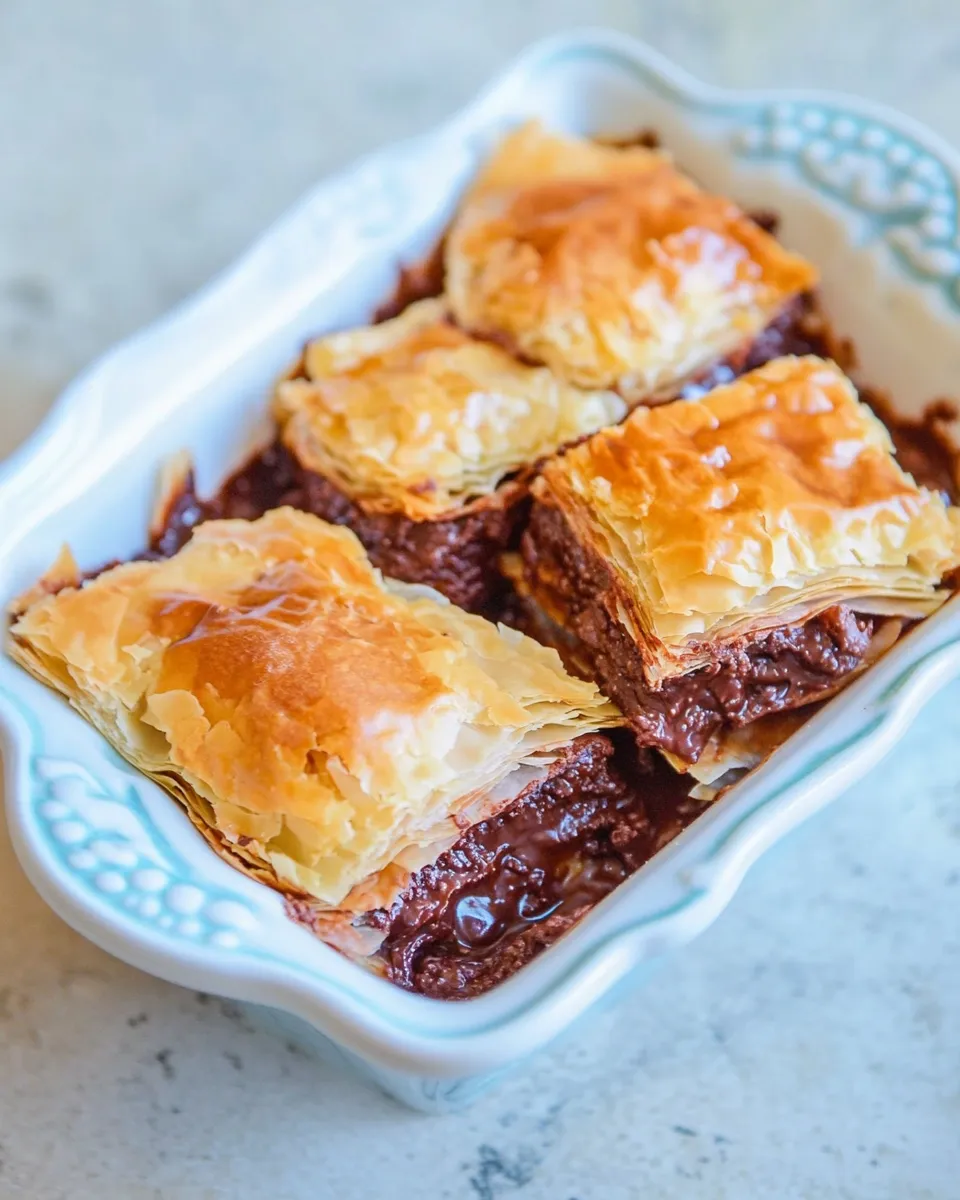 Easy Nutella Chocolate Chip Baklava recipe photo
