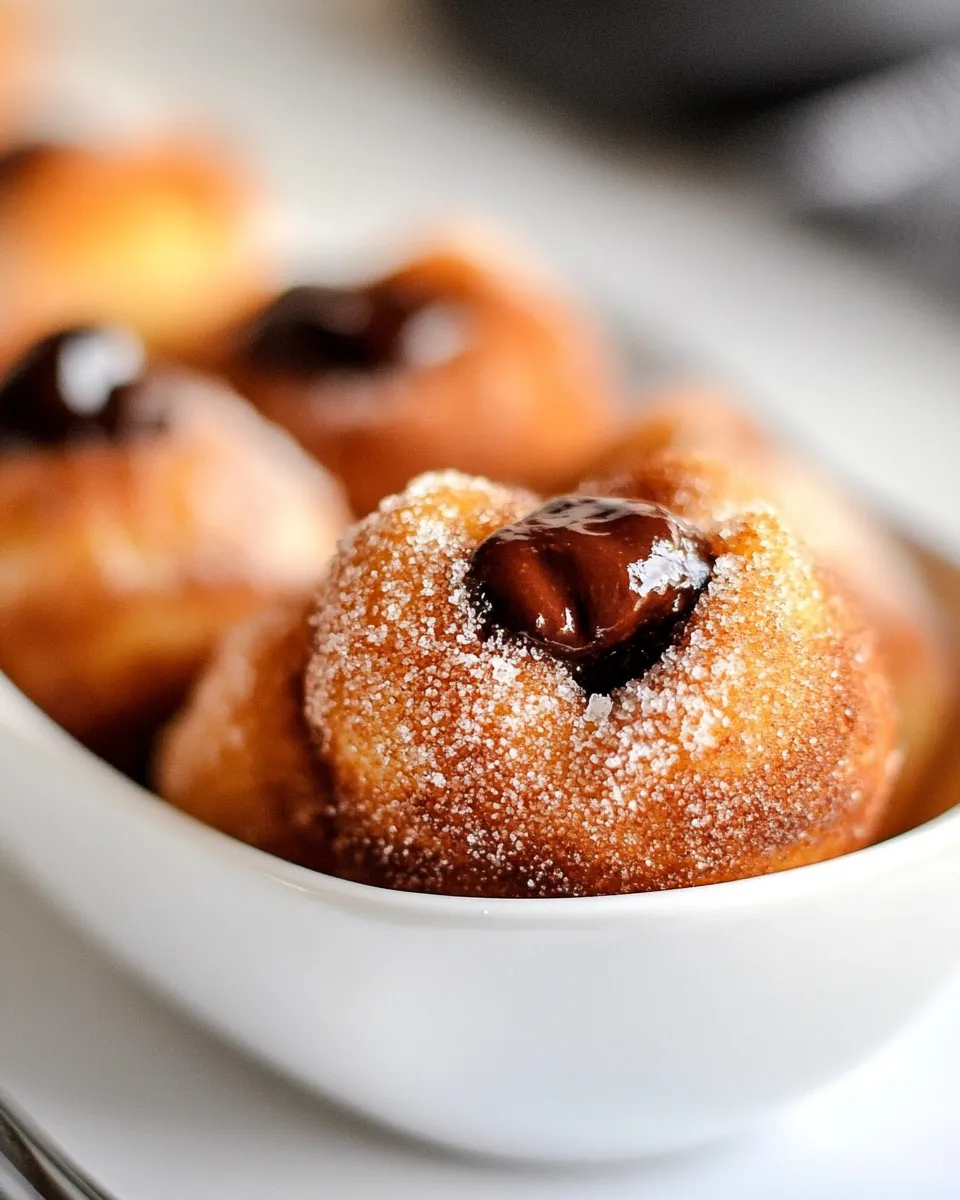Classic Nutella Churro Donut Holes image