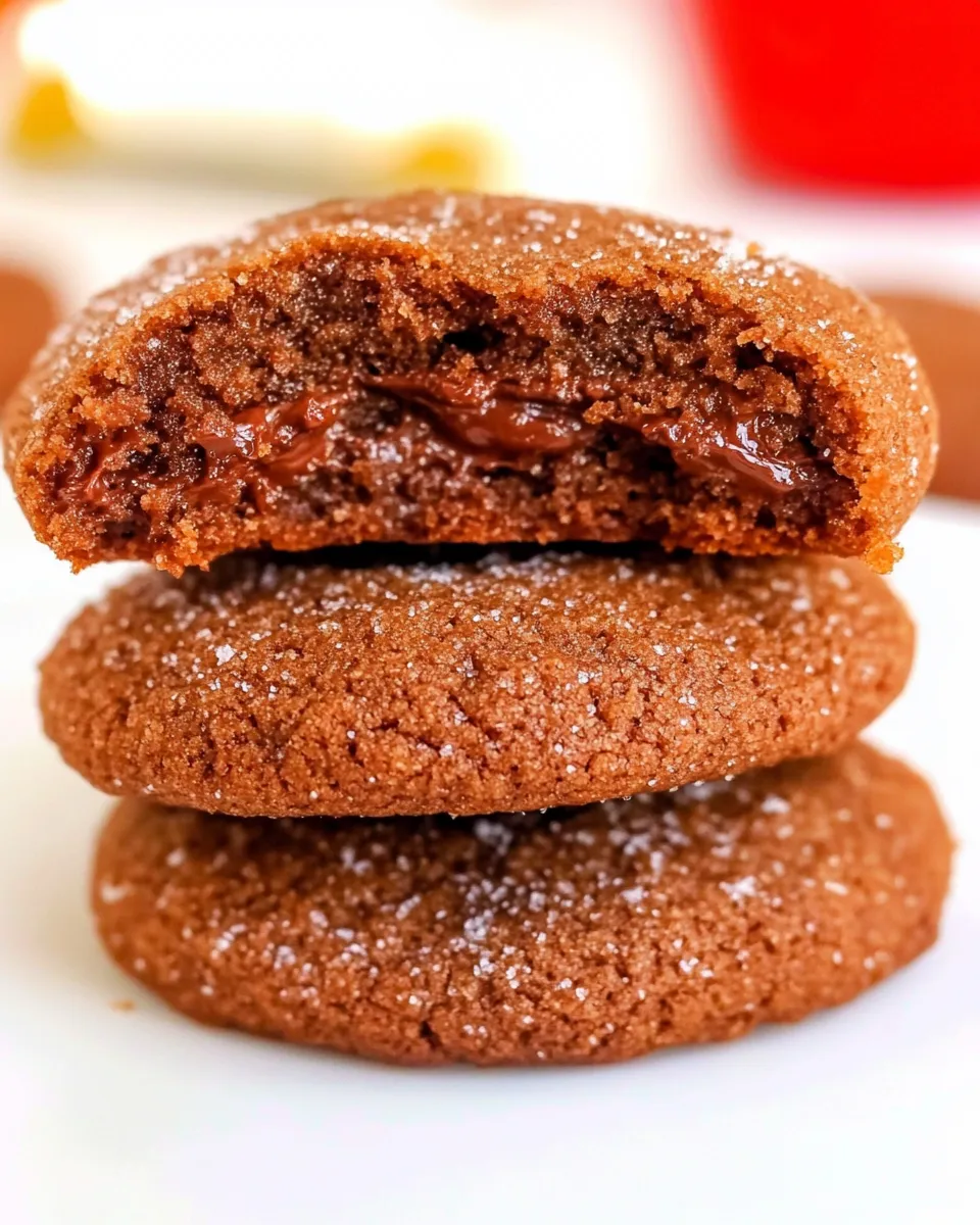 Homemade Nutella Cookies Recipe photo