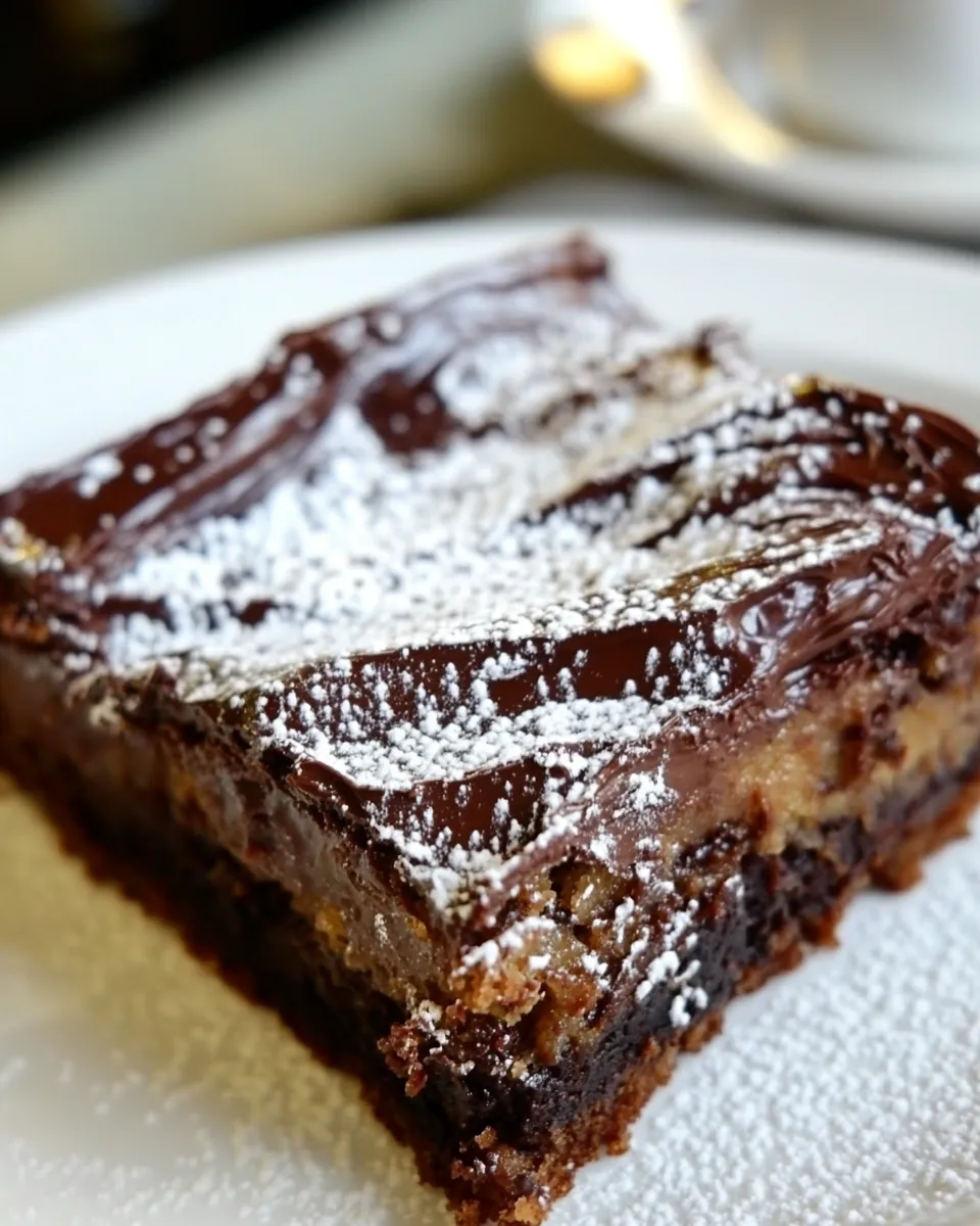 Homemade Nutella Gooey Butter Cake photo