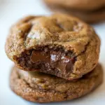 Homemade Nutella Peanut Butter Chocolate Chunk Cookies photo