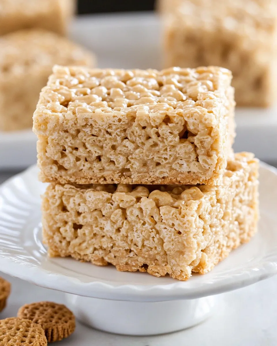 Delicious Nutter Butter Rice Krispie Bars Recipe shot