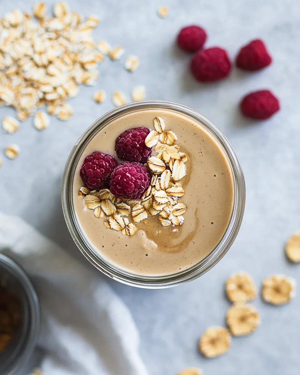 Homemade Oatmeal Smoothie photo