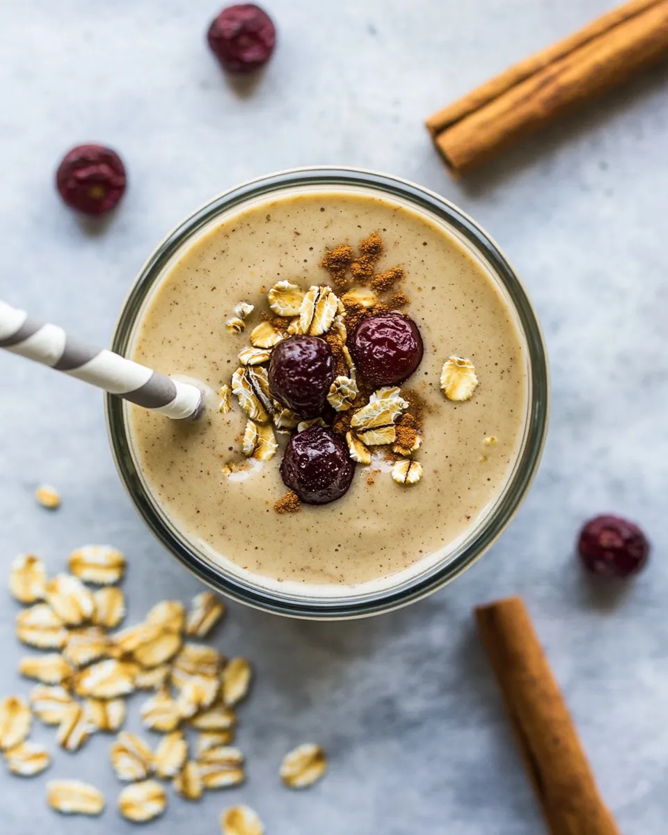 Delicious Oatmeal Smoothie shot