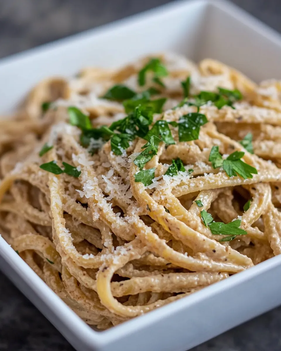 Easy One-Pot Garlic Parmesan Pasta photo