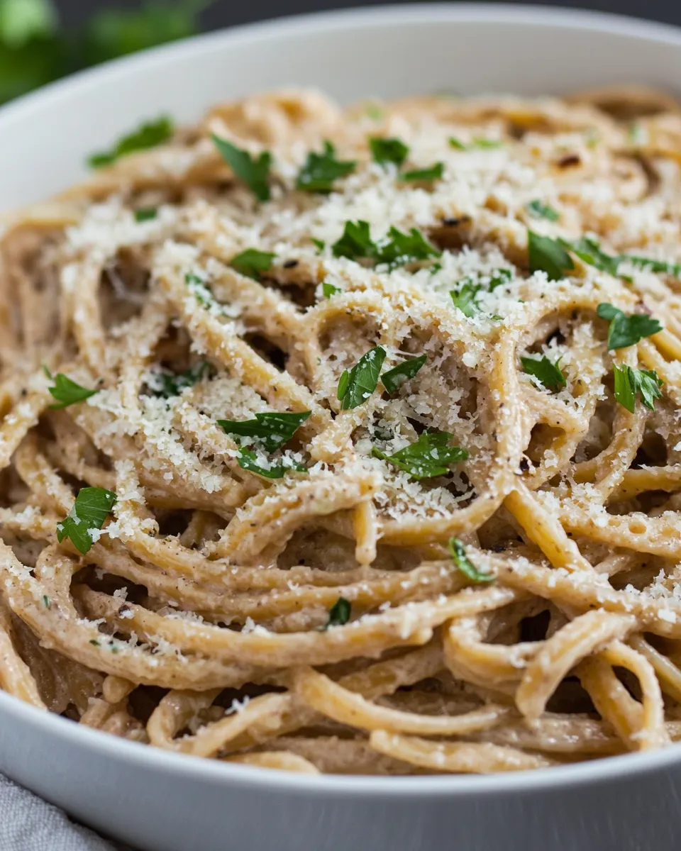 Delicious One-Pot Garlic Parmesan Pasta image