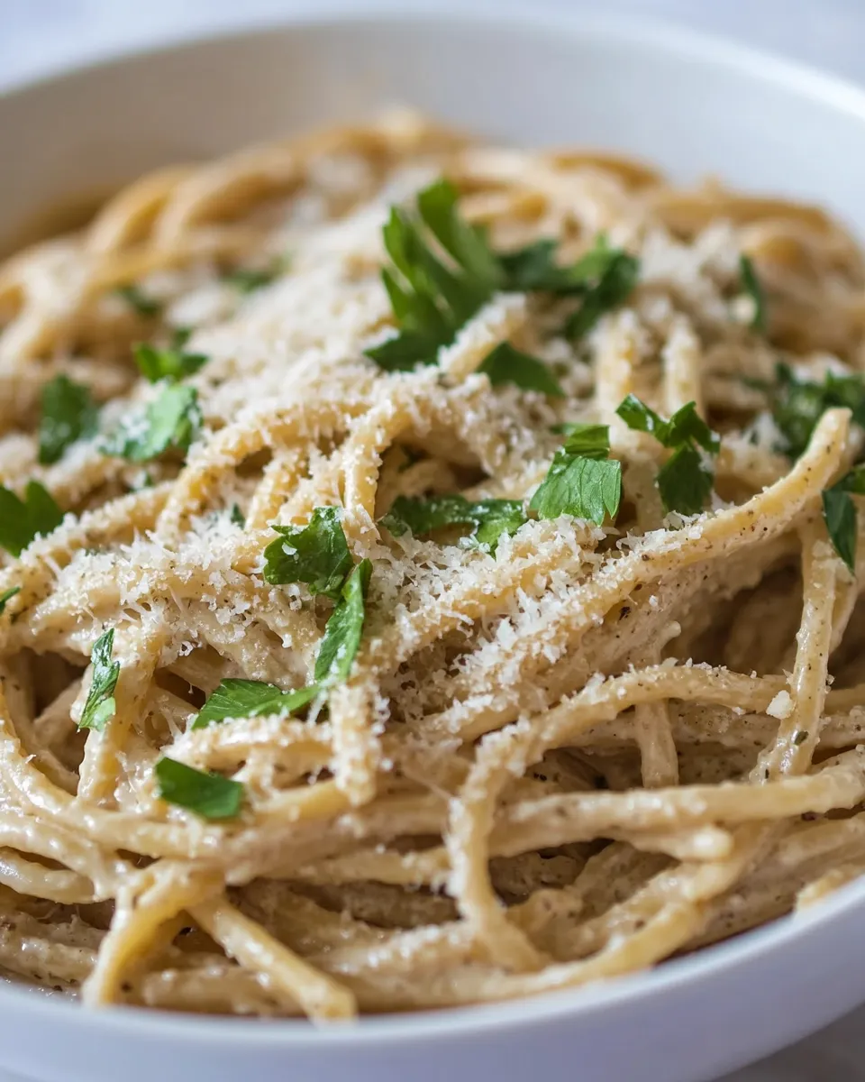 Quick One-Pot Garlic Parmesan Pasta recipe photo