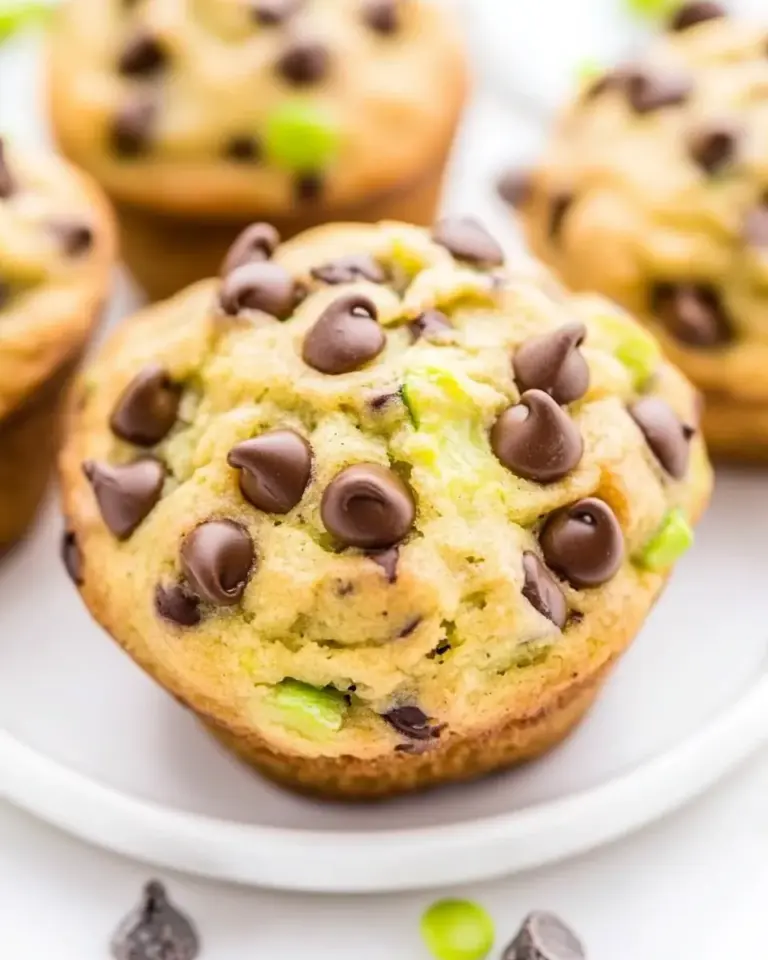 Easy One Bowl Zucchini Chocolate Chip Muffins photo