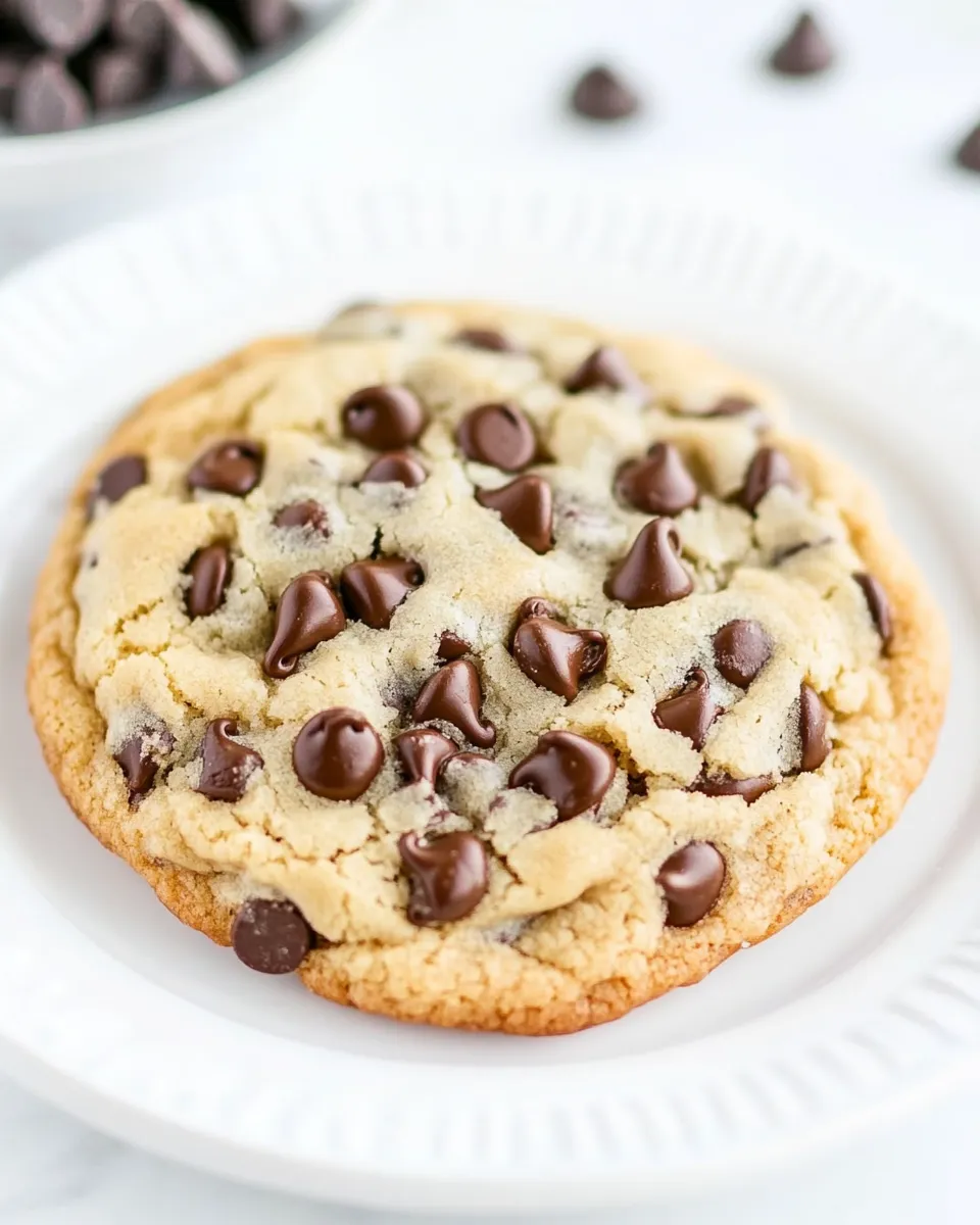 Easy One Huge Gluten-Free Chocolate Chip Cookie recipe photo