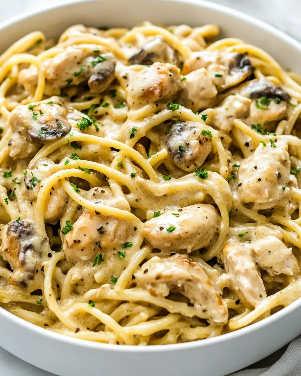 Classic One Pot Chicken Tetrazzini recipe photo