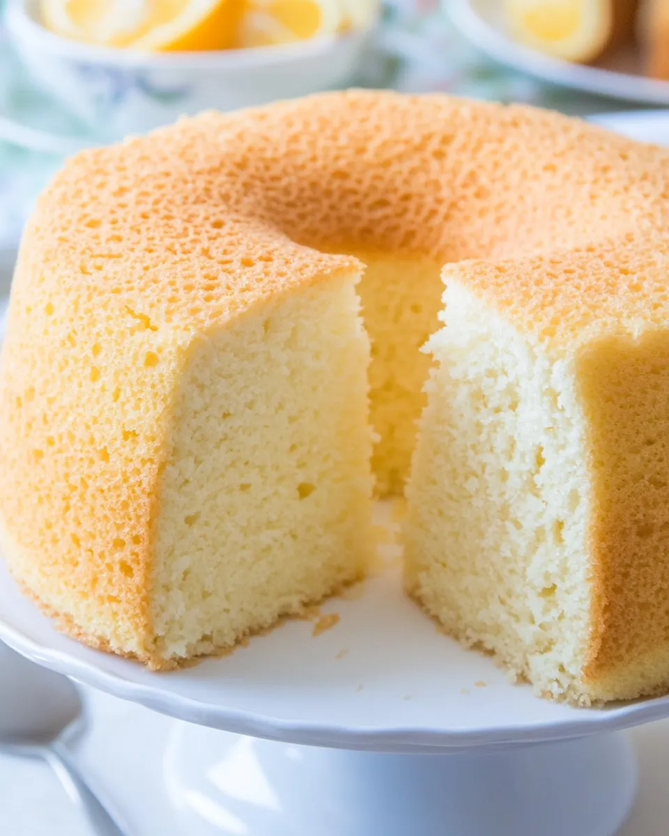 Classic Orange Chiffon Cake image
