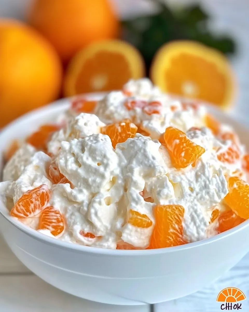 Delicious Orange Fluff Salad Recipe dish photo