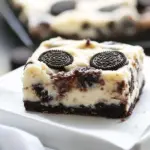 Homemade Oreo Cheesecake Cookie Dough Bars photo