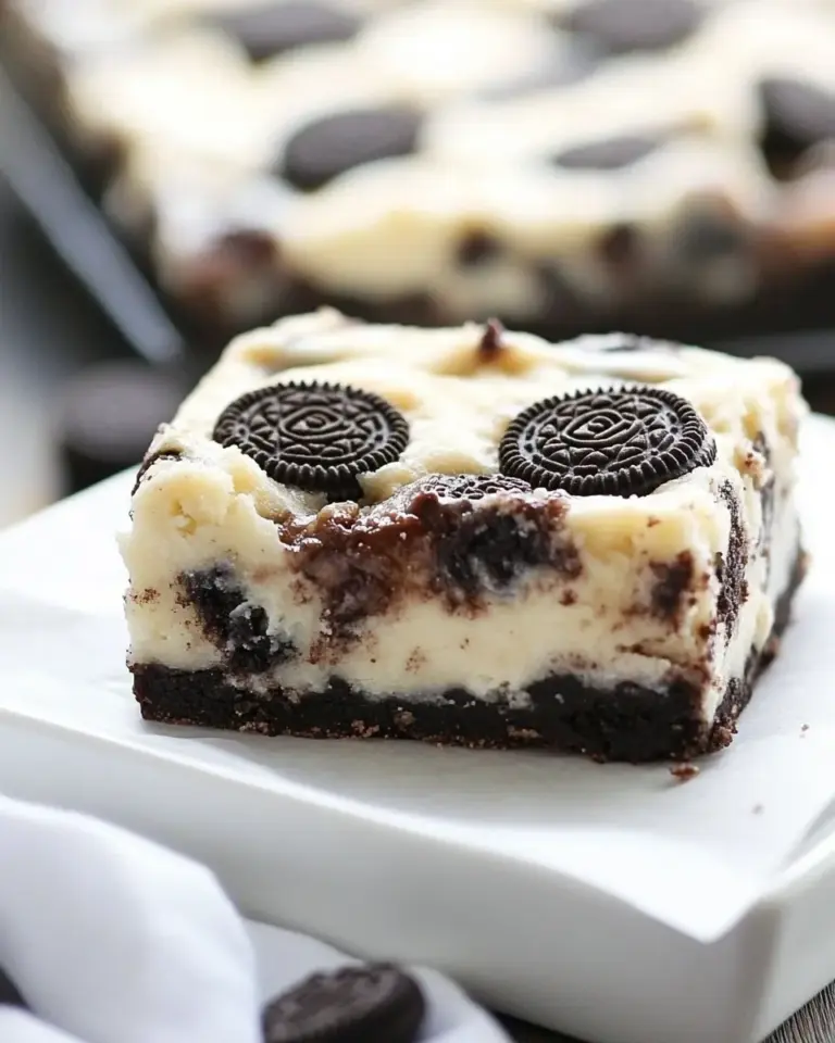 Homemade Oreo Cheesecake Cookie Dough Bars photo