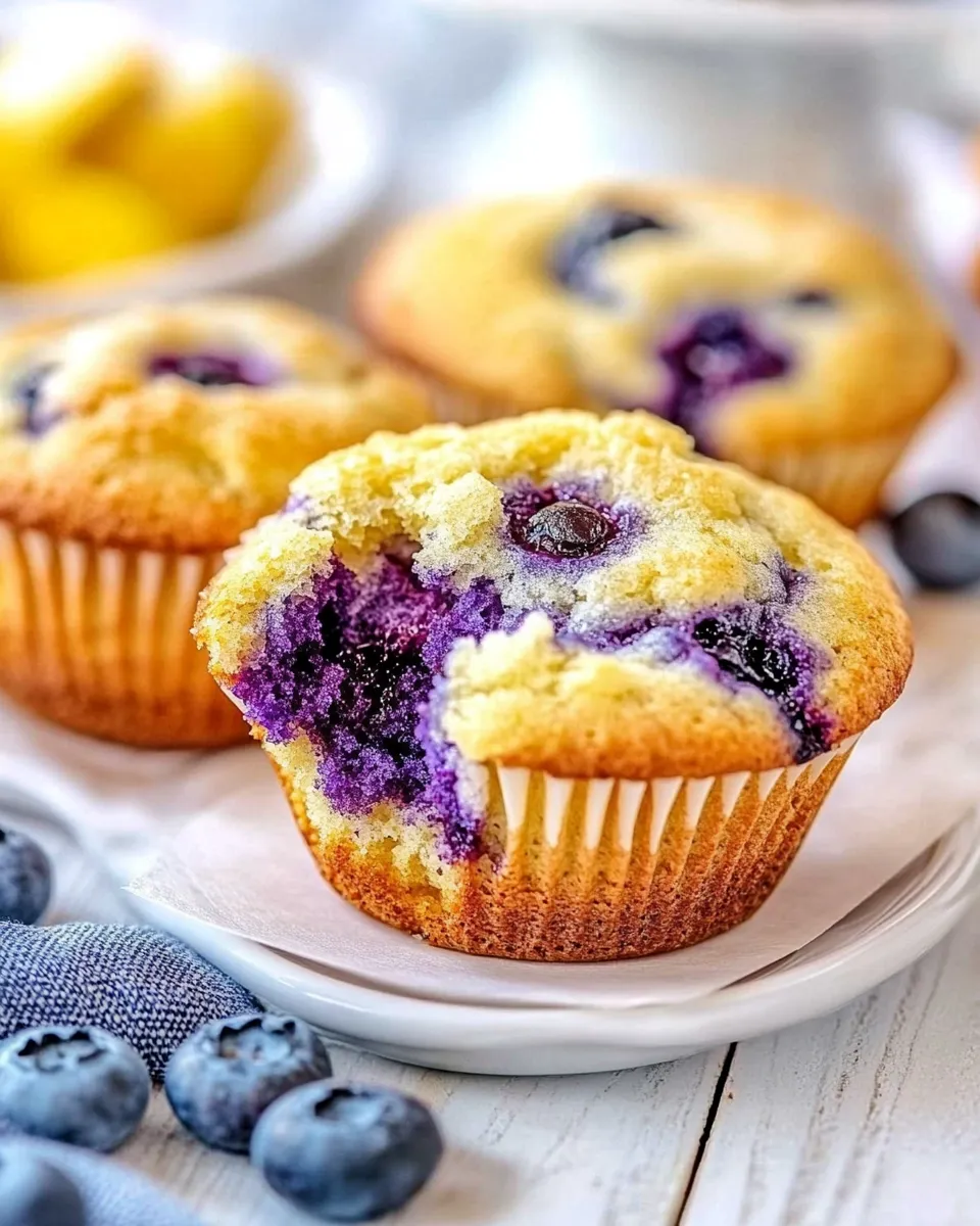 Homemade Otis Spunkmeyer Blueberry Muffins Easy Copycat Recipe photo