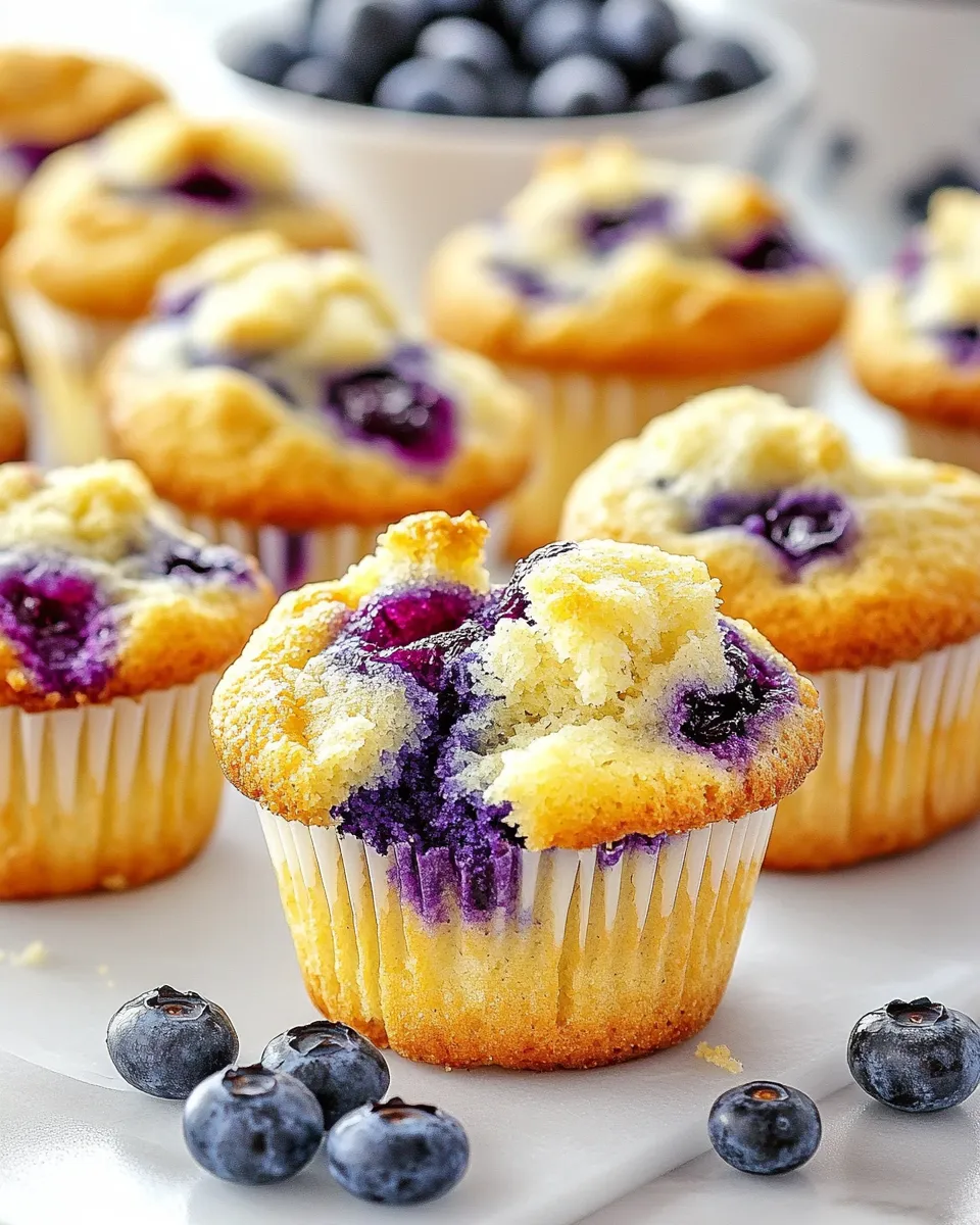 Classic Otis Spunkmeyer Blueberry Muffins Easy Copycat Recipe image