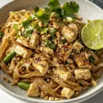 Homemade Pad Thai With Chicken & Tofu photo