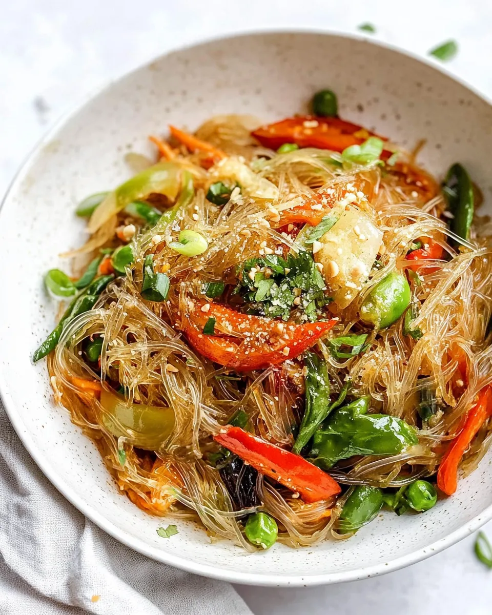 Delicious Pad Woon Sen (Thai Glass Noodle Stir Fry) image