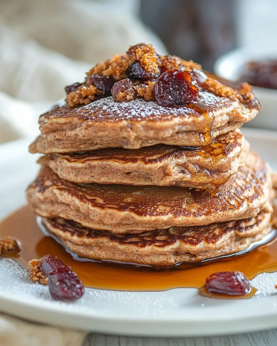 Delicious Paleo Carrot Cake Pancakes image