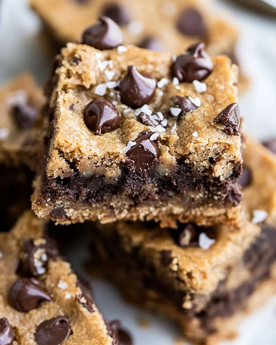 Homemade Paleo Chocolate Chip Cookie Bars photo